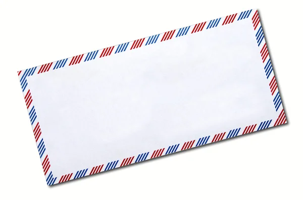 Classic air mail envelope isolated — Stock Photo, Image