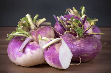 raw fresh red turnips  clipart
