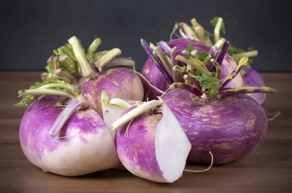 Raw fresh red turnips — Stock Photo, Image