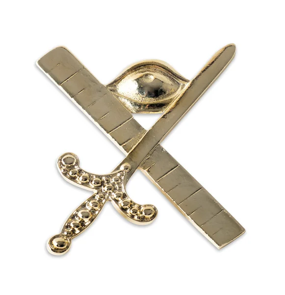 Freemason. Blue Lodge officerJewel. Expert — Stock Photo, Image