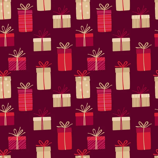 Kusursuz desenli, fiyonklu hediye kutuları. Doğum günü hediyesi, Noel, yeni yıl. Tebrik kartları, davetiyeler, posterler, ambalaj kağıtları, kumaş resimleri.