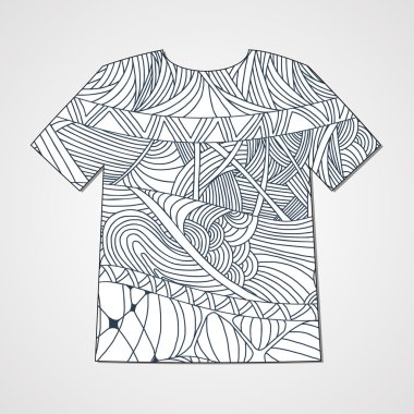 Elle çizilmiş Doodle desen.