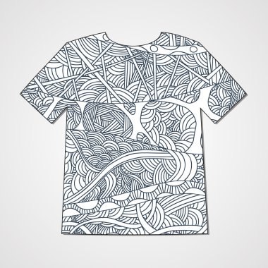 Elle çizilmiş Doodle desen. 