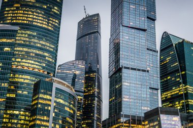 gökdelenler moscow city İş Merkezi.