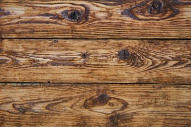 Kahverengi ahşap doku, yatay tahta.