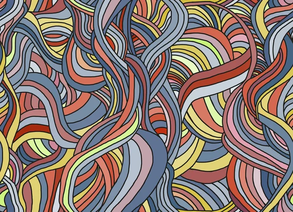 Patrón abstracto sin costuras con ondas — Archivo Imágenes Vectoriales