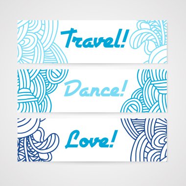 zentangle süsleme tasarlamak vektör afiş