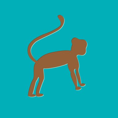 Happy chinese new year of the monkey. Christmas collection.