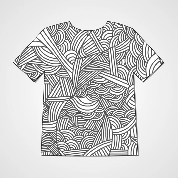 Hand getrokken Doodle patroon. — Stockvector