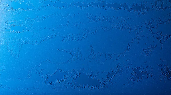 Fondo Foto Textura Chapa Metal Congelado Tonificado Azul — Foto de Stock