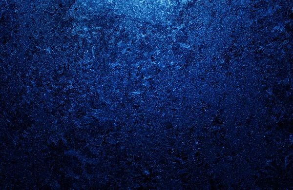 Фон Текстуры Фото Темно Синего Тонированного Замороженного Стекла Верхними Подсветками — стоковое фото