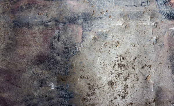 Foto Una Vieja Textura Metálica Oxidada Con Óxido Tono Gris — Foto de Stock
