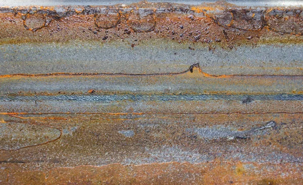 Photo Une Texture Surface Planche Métallique Rouillée Avec Rouille Ton — Photo