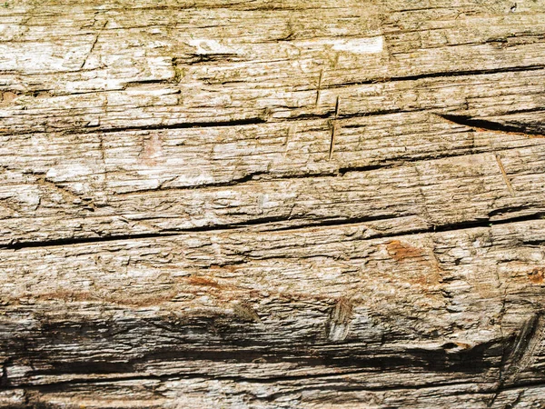 Textura Foto Madeira Desgastada Log Com Rachaduras — Fotografia de Stock