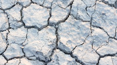 Beyaz renkli çatlak tebeşir zemin zemininin fotoğraf dokusu.