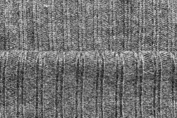 グレー色の木製ニット生地の折り目のテクスチャの背景写真 — ストック写真