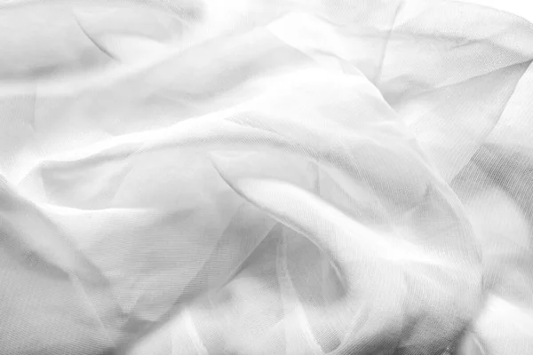 Beyaz Renkli Katlanmış Kumaş Arkaplan Fotoğrafı — Stok fotoğraf