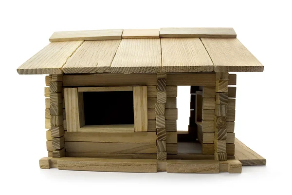Профиль деревянного дома — стоковое фото