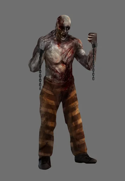 Więzień zombie — Zdjęcie stockowe