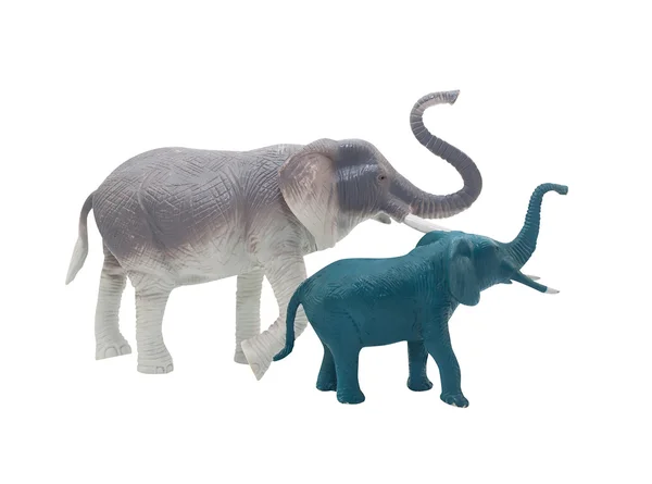 Elephant toys profile. — Stock Photo, Image