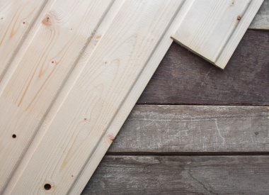 Ahşap döşeme tahtaları.