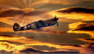Curtiss P-40, Amerika Birleşik Devletleri 'nin tek motorlu, tek koltuklu, tamamı metal olan ve ilk kez 1938' de uçan savaş uçağı..