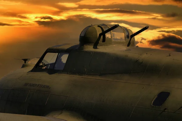 Boeing Flying Fortress Bombardero Pesado Cuatro Motores Desarrollado Década 1930 —  Fotos de Stock