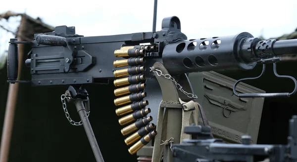 Amerikan yapımı 50 kalibrelik ağır makineli tüfek kovanı..