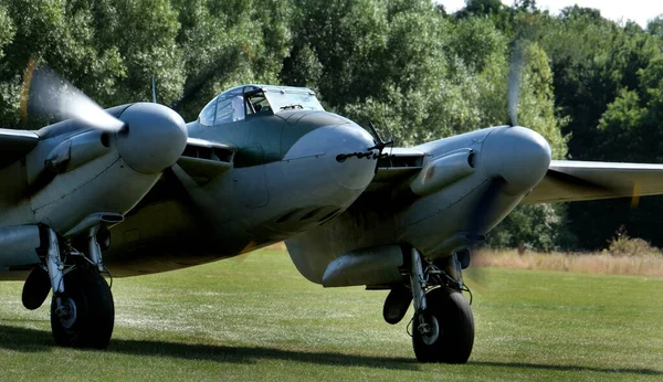 Havilland Mosquito Avião Combate Multifunções Bimotor Britânico Lançado Durante Segunda — Fotografia de Stock