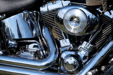 Scunthorpe, Lincolnshire, UK. August 2025. Warlock motorcycle club annual show with music, characters, cars and bikes. Vintage and modern. Customised and renovated.