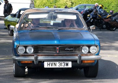 Scunthorpe, Lincolnshire, UK. August 2025. Warlock motorcycle club annual show with music, characters, cars and bikes. Vintage and modern. Customised and renovated.