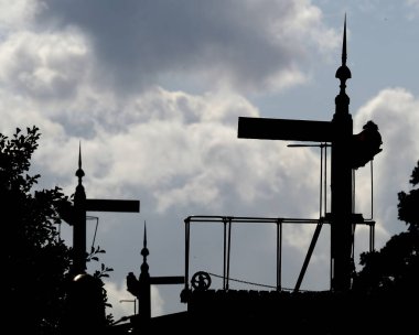 Kuzey Yorkshire Moors Demiryolu. Goathland, Yorkshire, İngiltere. Eylül 2025. Natuoinal Park bölgesinde hafta sonu buhar galası olan demiryolu sistemi korunmuş. Gönüllüler tarafından işletilen tüm buhar lokomotifleri ve vintage haddeleme stokları.. 