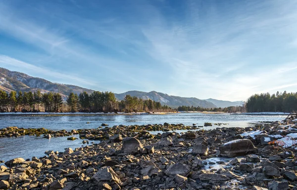 Yenisey River. Shore. — Stock Photo, Image