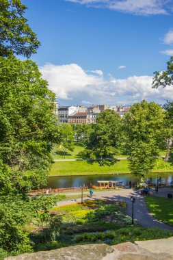 kronvalda park Riga görünümü