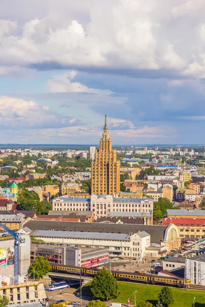 Riga, Letonya - 26 Haziran 2014. st. peter kilise o görüntülemek