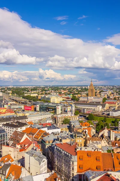 Riga, Letonya - 26 Haziran 2014. st. peter kilise o görüntülemek