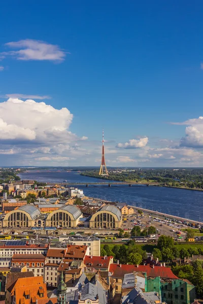 La vista dall'alto di Riga — Foto Stock