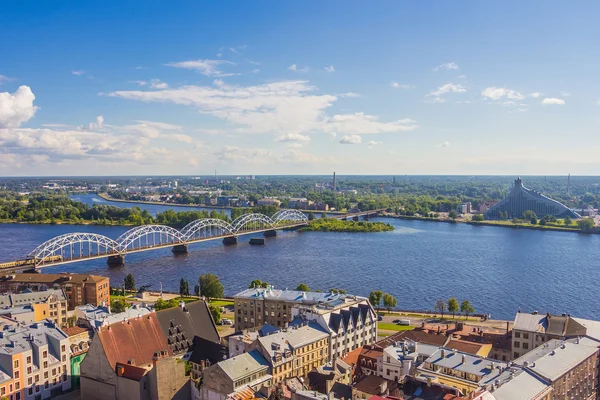 A vista superior de Riga — Fotografia de Stock