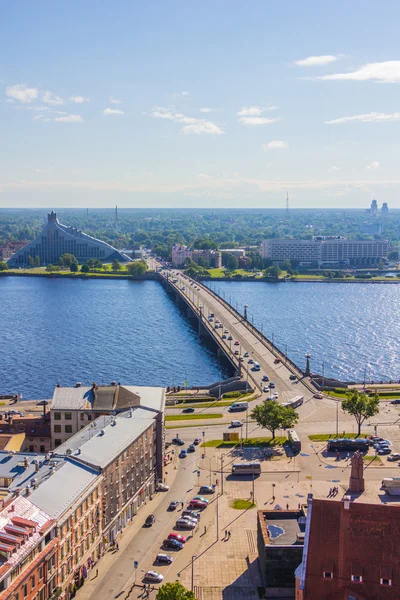 La vista dall'alto di Riga — Foto Stock