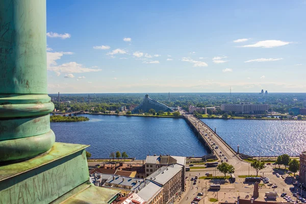 La vista superior de Riga — Foto de Stock