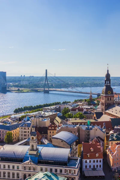 La vista superior de Riga Imagen de archivo