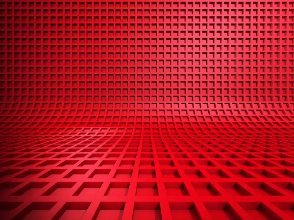 Röd abstrakt kvadratiska former — Stockfoto