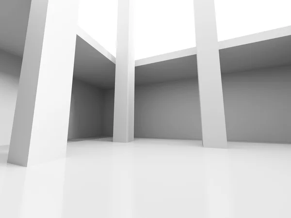 Empty white room interior — Stock Photo, Image