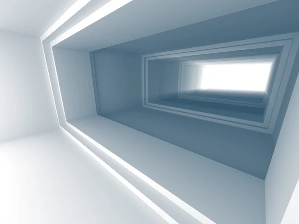 Абстрактный туннельный коридор — стоковое фото