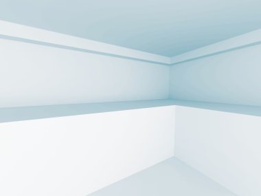 Beyaz mimari iç arka plan