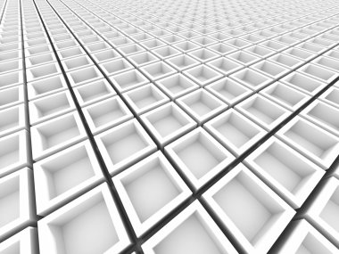 Soyut beyaz geometrik desen arka plan