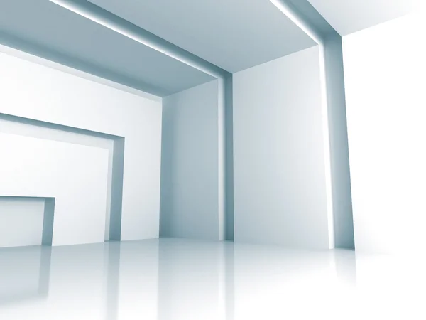 Bianco moderno interno camera vuota — Foto Stock