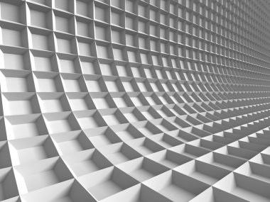 Soyut beyaz geometrik desen arka plan