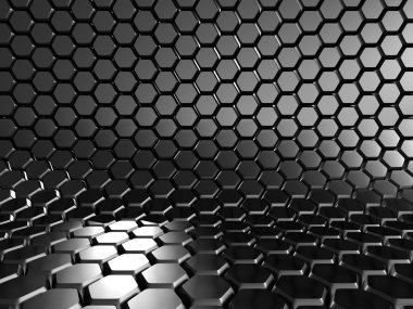 Karanlık Metal Gümüş arka plan