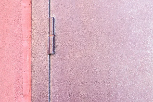 Old metallic entry door hinge — Stock Photo, Image